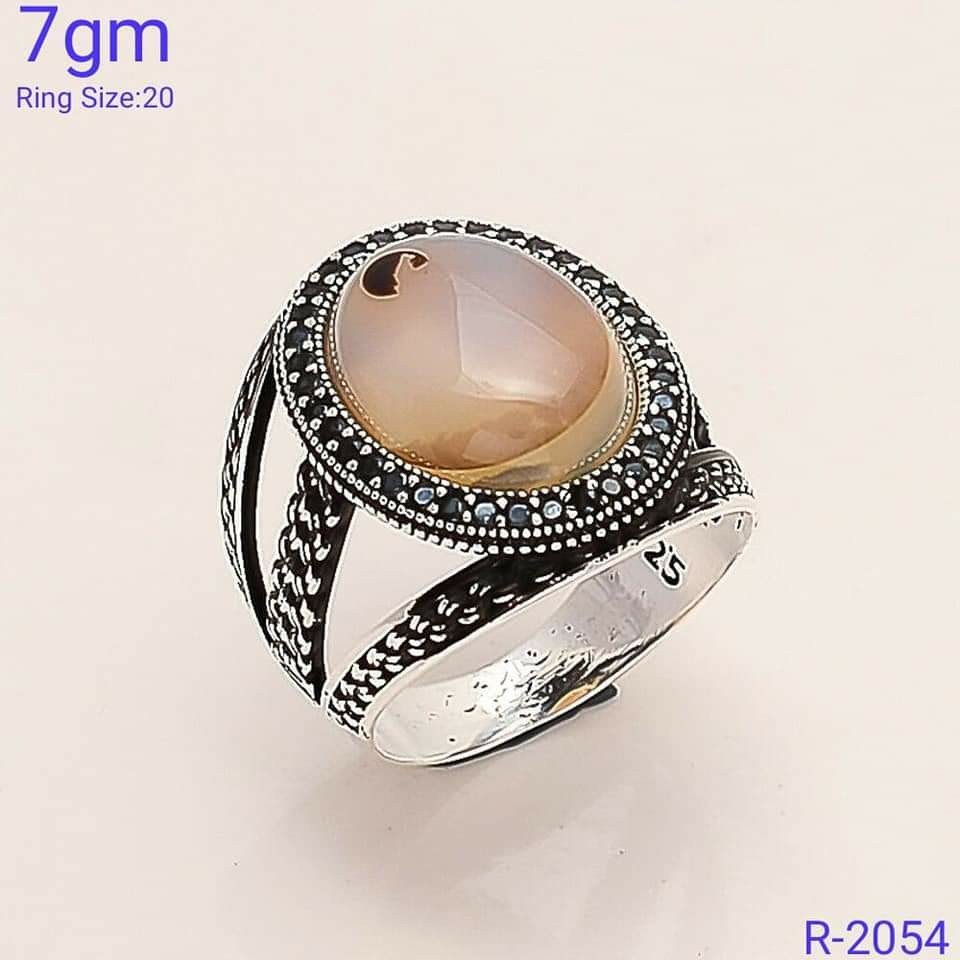 SILVER RING WITH PEARL IN SIZE-13 | Krishnapearls
